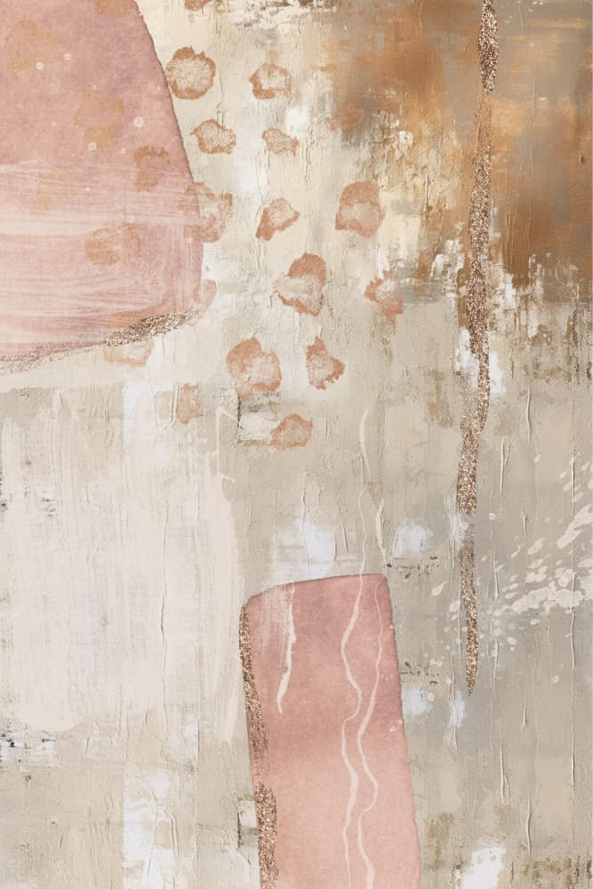 Golden Blush Tones by Sally Ann Moss — canvas wall art