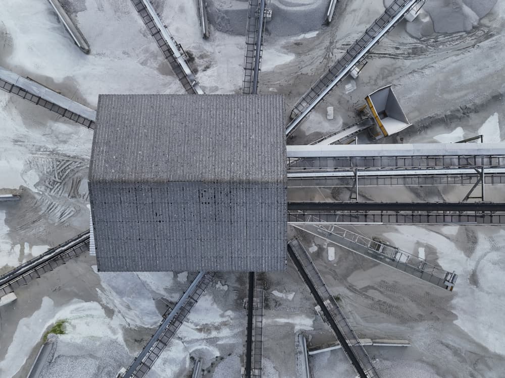 Overhead Industrial Plant by Primož Kožuh — canvas wall art