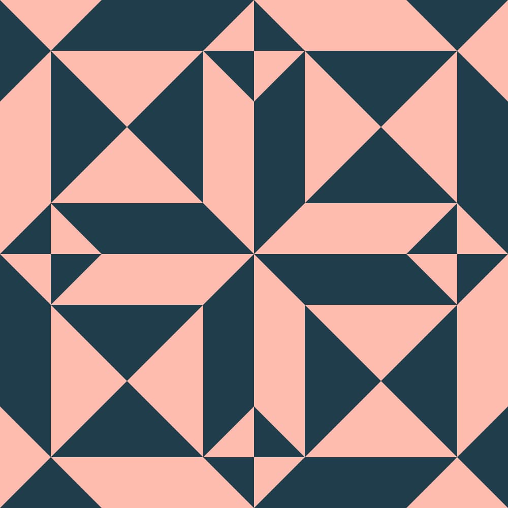 Abstract Pink Teal Pattern by Alexandra Weise — canvas wall art