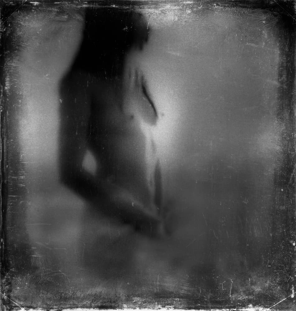 Ethereal Nude Form by Bogdan Bouşcă — canvas wall art