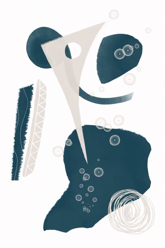 Modern Abstract Composition by Melanie Viola — canvas wall art
