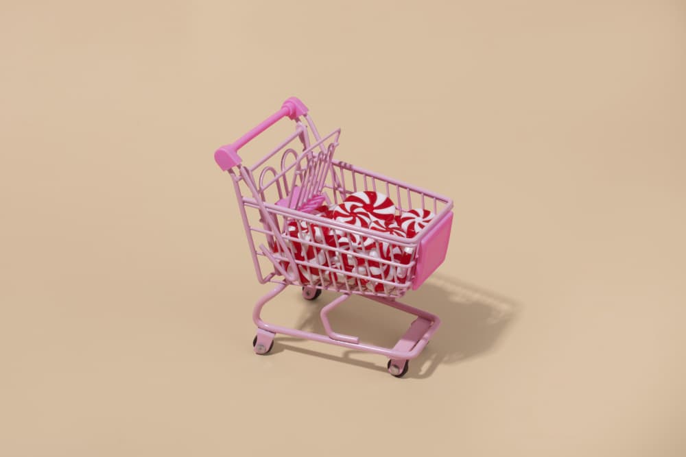 Sweet Peppermint Cart by Julia Ramiro — canvas wall art
