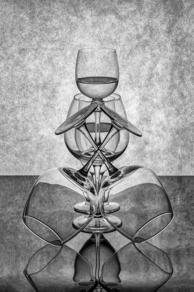 Abstract Glass Balance by Brig Barkow — canvas wall art