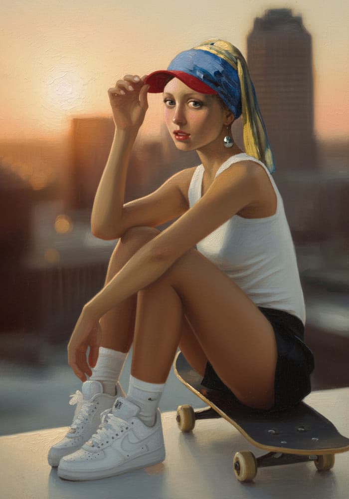 Sunset Pearl by Dikhotomy — canvas wall art
