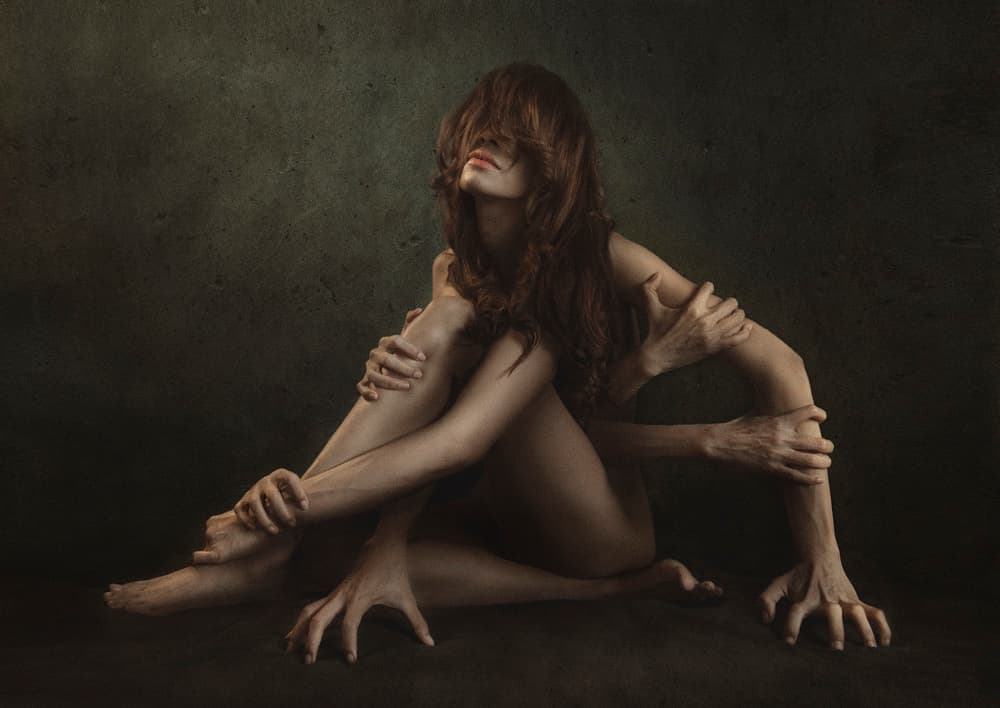 Woman Of Many Hands by Sebastian Kisworo — canvas wall art