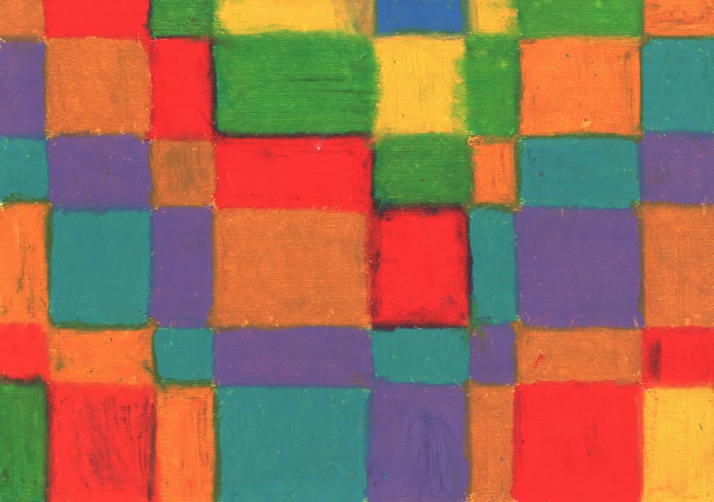 Abstract Color Blocks by Kulik — canvas wall art