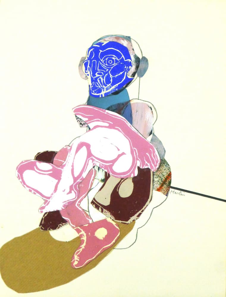 Surreal Abstract Figure by Pascal Marlin — canvas wall art