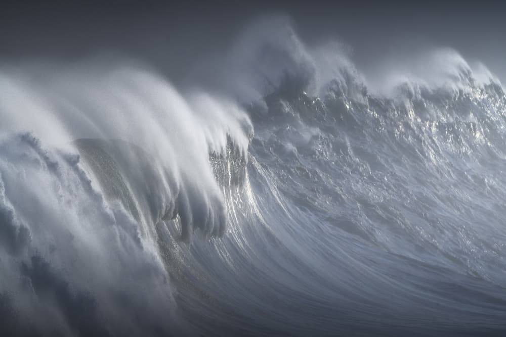 Powerful Ocean Wave by Sergio Saavedra Ruiz — canvas wall art