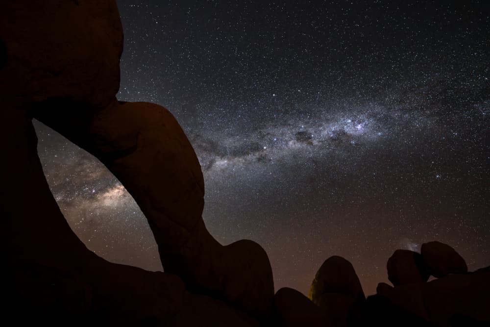 Milky Way Desert Arch by Lijuan Yuan — canvas wall art