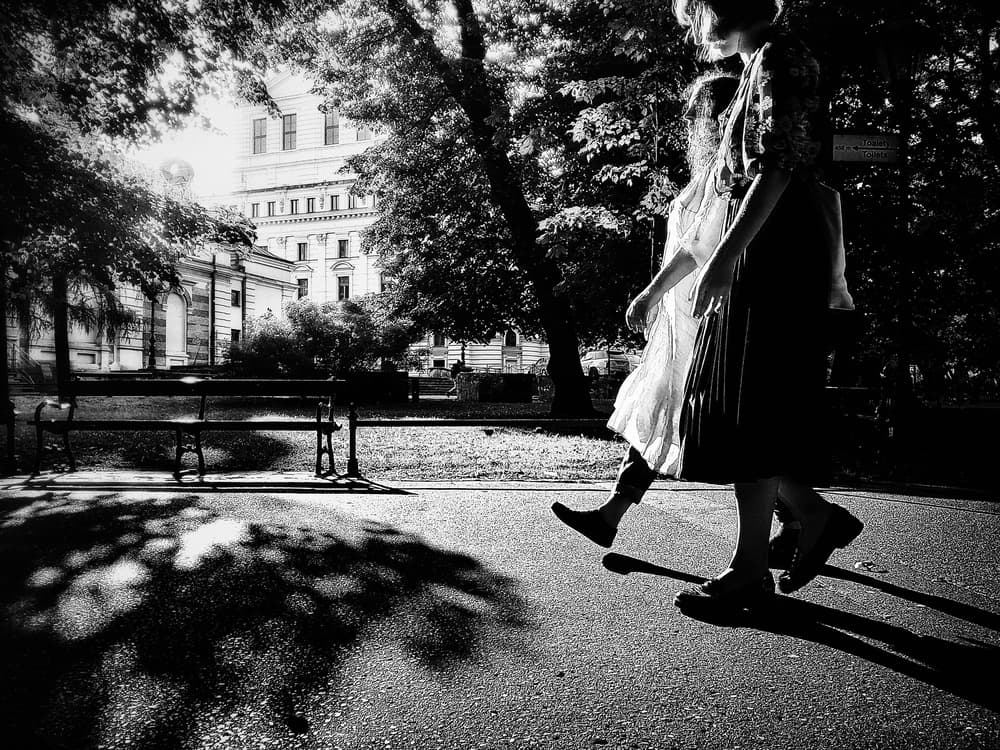 Walking Through Shadows by Jacob Tuinenga — canvas wall art