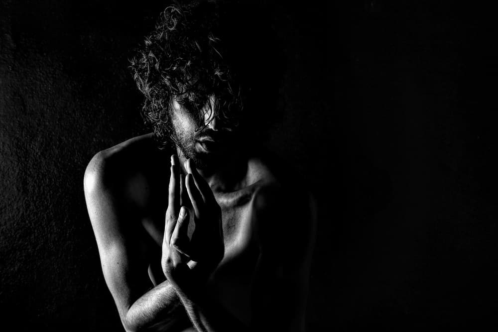 Contemplative Male Figure by Paulo Medeiros — canvas wall art
