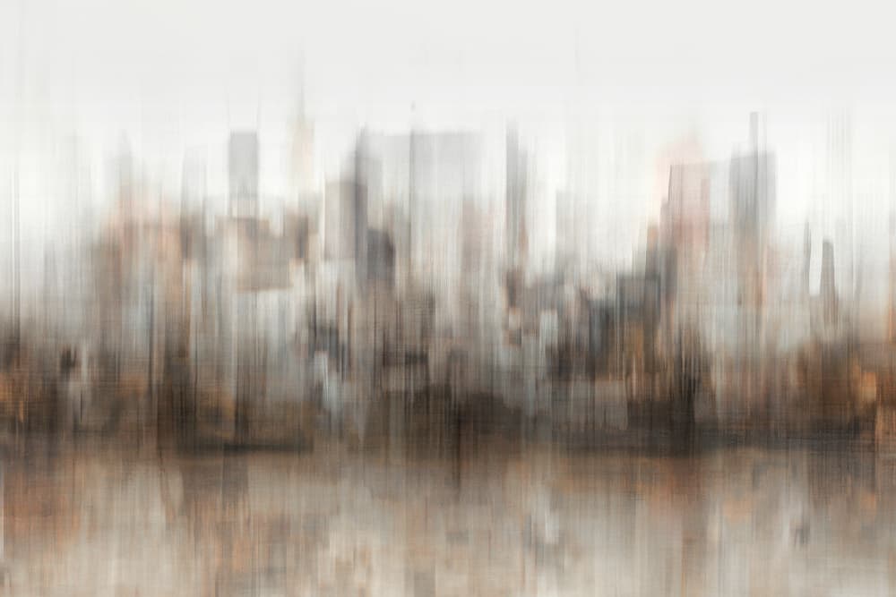 Blurred City Reflections by Christina Sillen — canvas wall art
