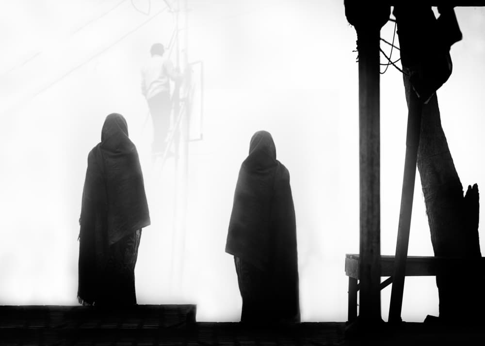 Mysterious Cloaked Figures by Giovanni Cavalli — canvas wall art