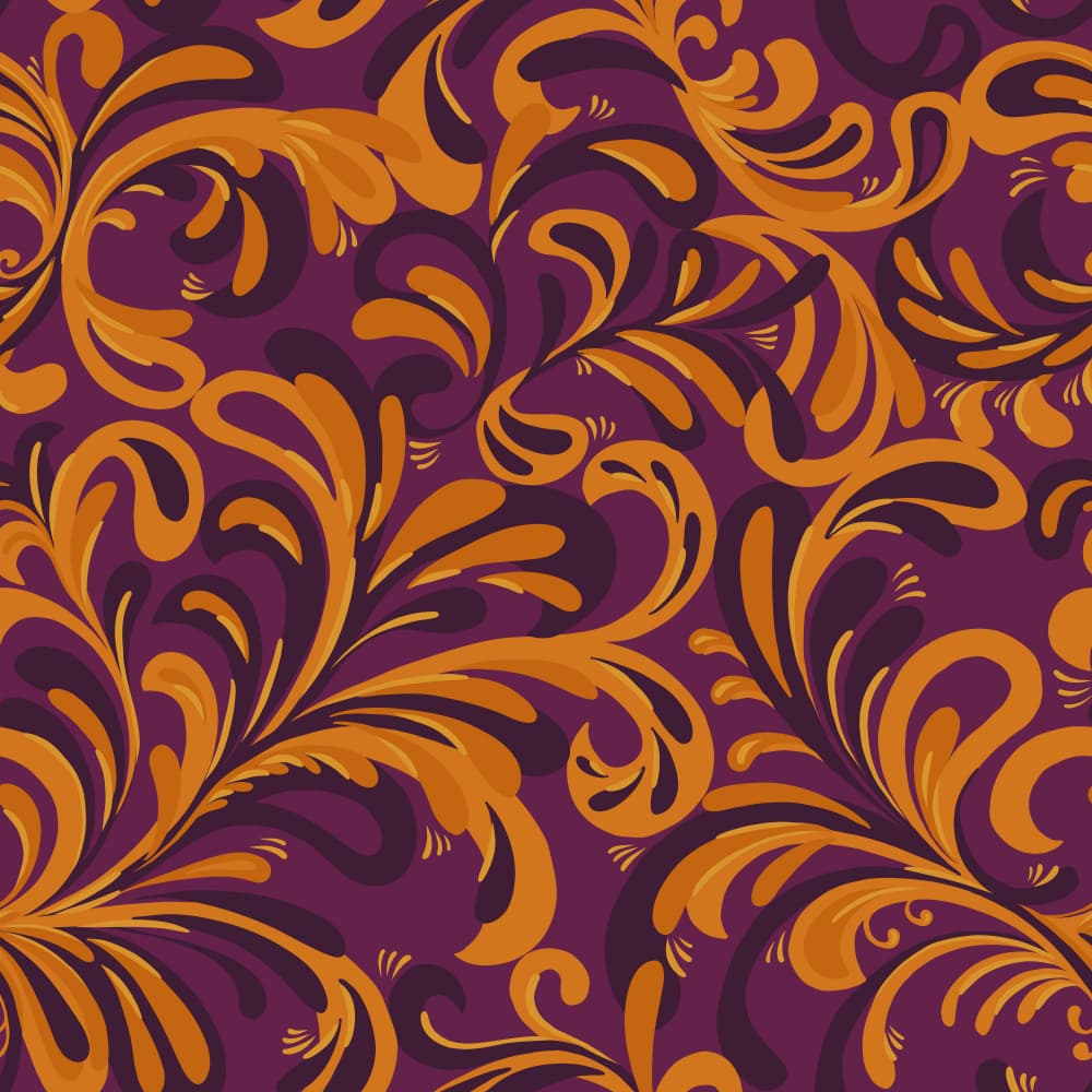 Ornate Golden Scrolls by Alexandra Weise — canvas wall art