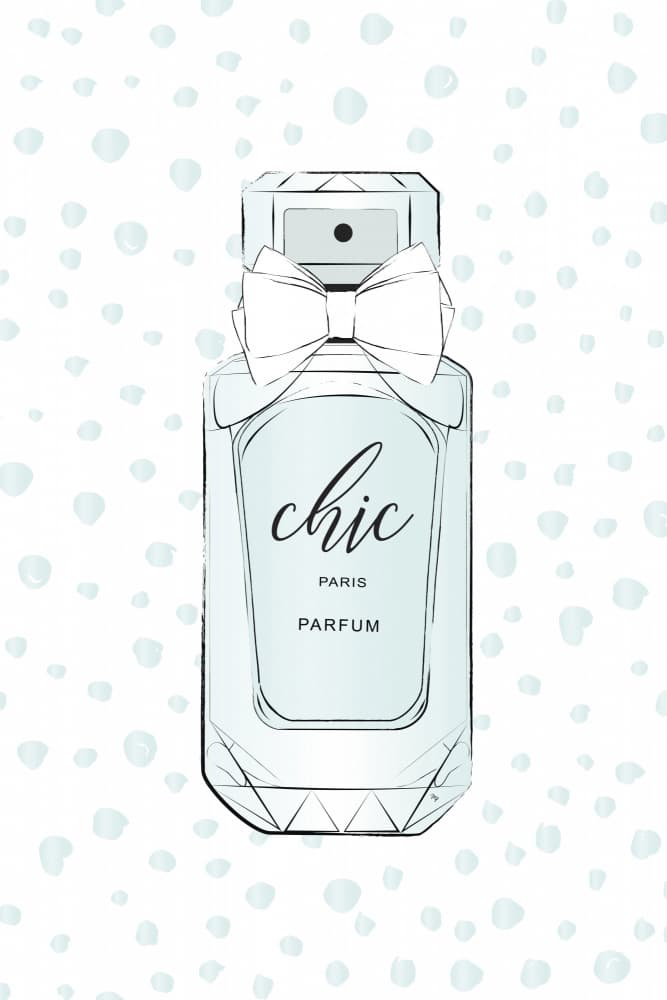 Chic Paris Parfum Bottle by Martina — canvas wall art
