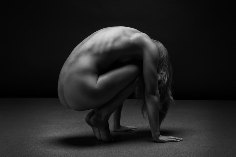 Meditative Nude Form by Anton Belovodchenko — canvas wall art