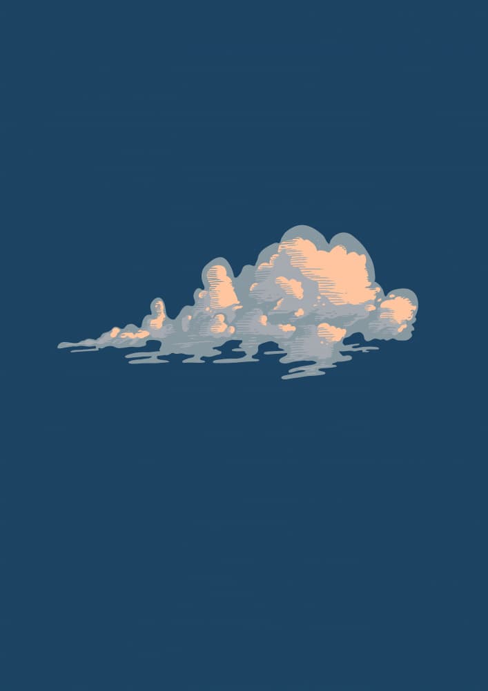 Dreamy Cloudscape by Nicholas — canvas wall art