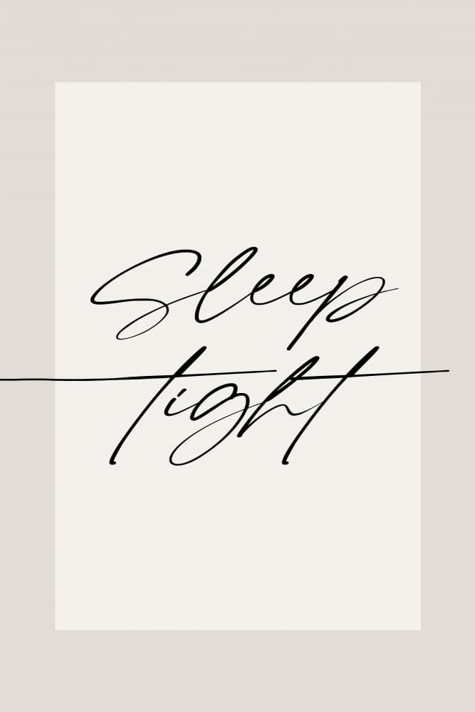 Sleep tight (Set of Three) by Treechild — canvas wall art