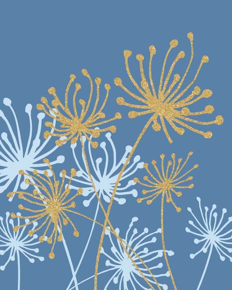 Firewworks Botanical by Kristian Gallagher — canvas wall art