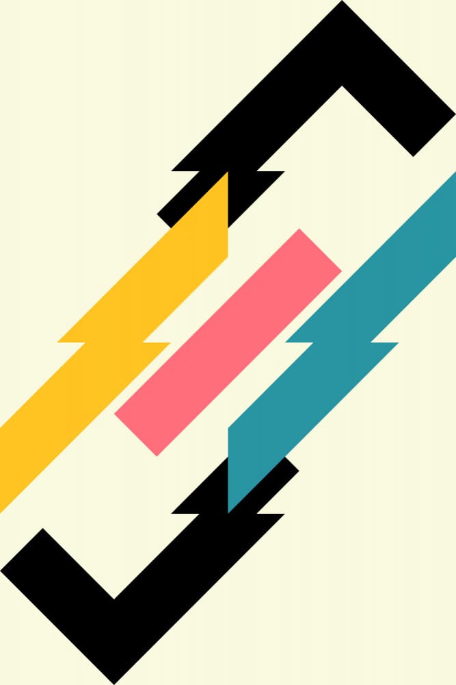 Vibrant Geometric Flow by Petr Strnad — canvas wall art