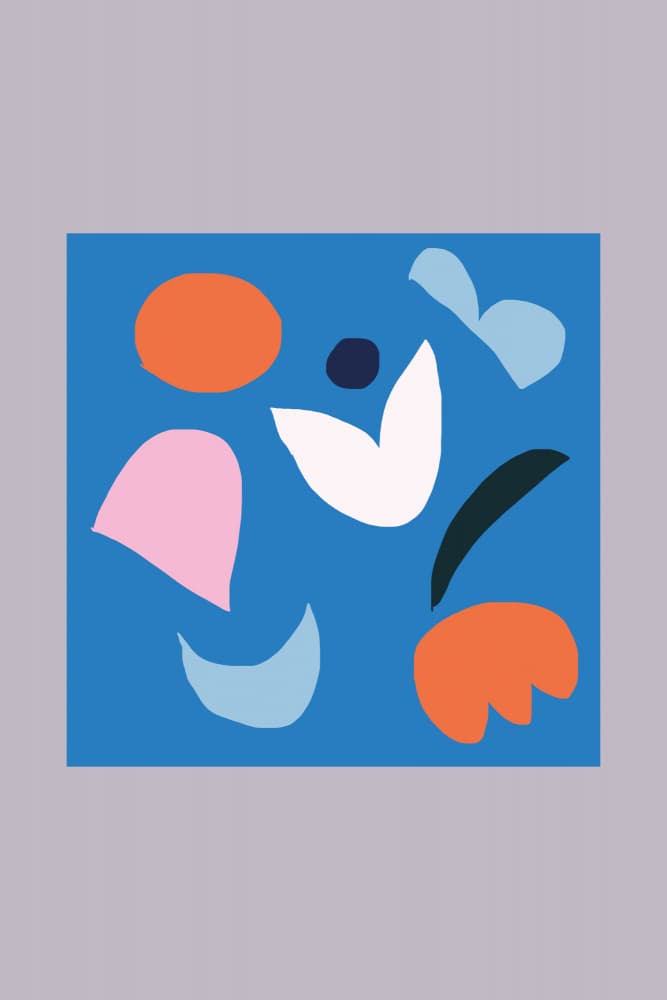 Colorful Modern Blooms by Studio Memb — canvas wall art
