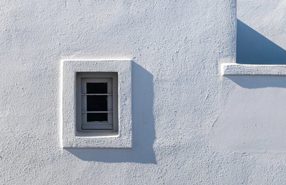 White Wall Window Shadow by Markus Auerbach — canvas wall art