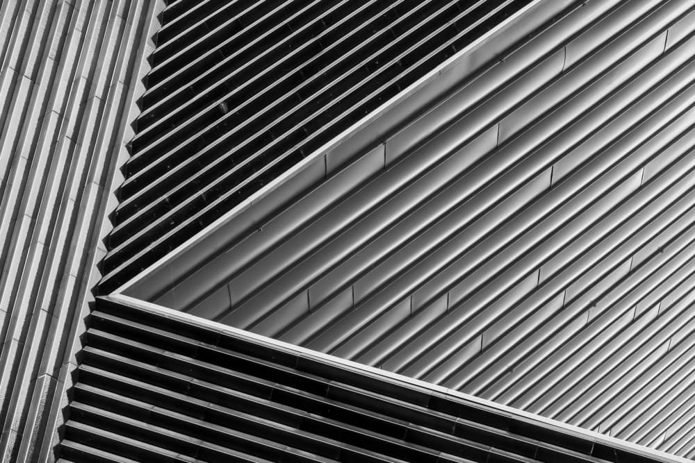 Geometric Lines Architecture by Markus Auerbach — canvas wall art