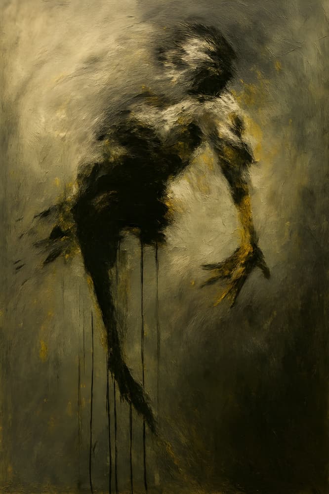 Abstract Shadowed Form by HUGO — canvas wall art