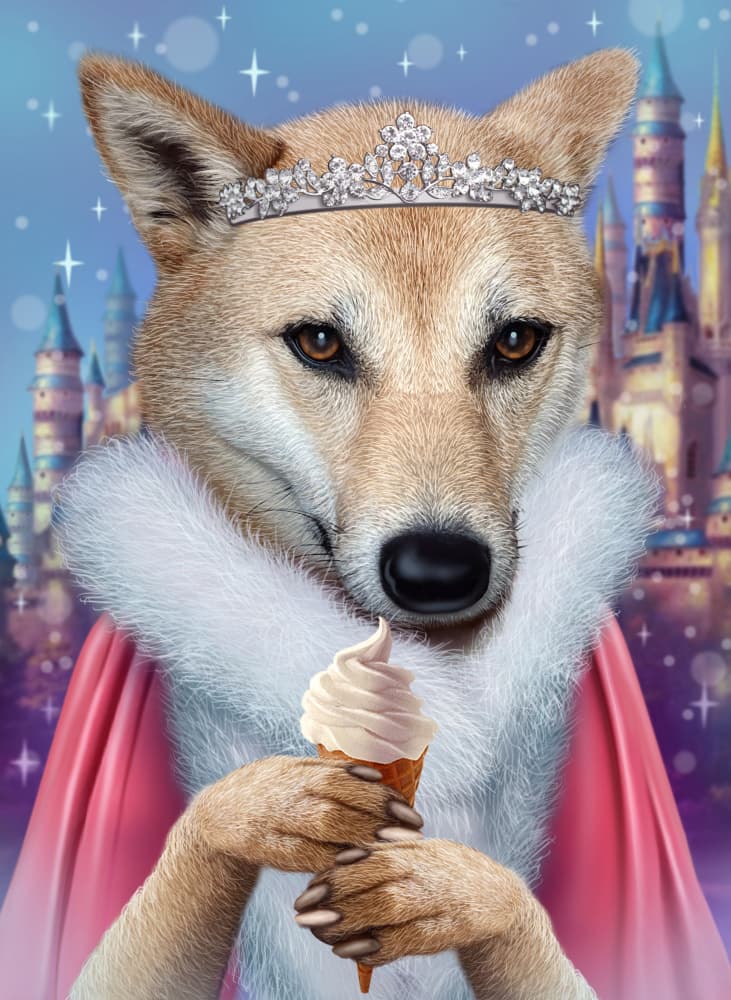 Regal Dog Ice Cream by Adam Lawless — canvas wall art