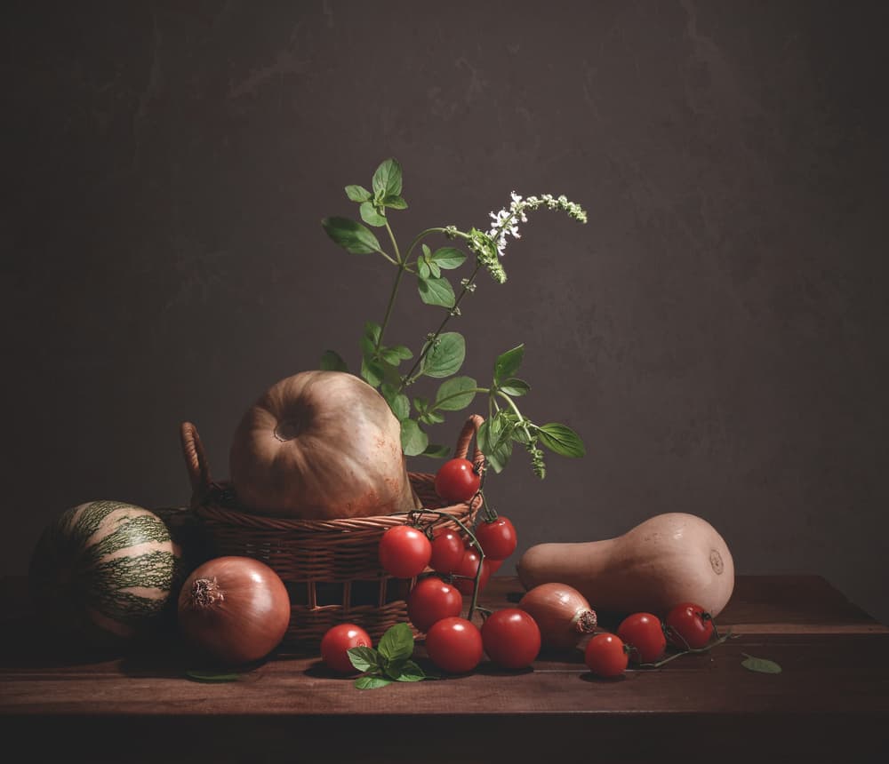 Rustic Harvest Still Life by Margareth Perfoncio — canvas wall art