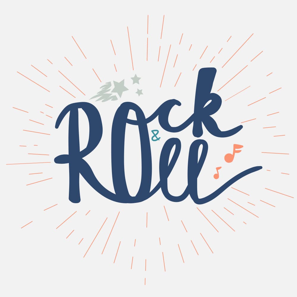 Rock And Roll Energy by Marika Barsrsind β canvas wall art