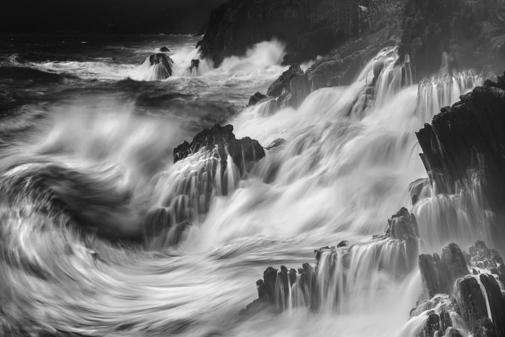 Powerful Ocean Flow by Paolo Lazzarotti — canvas wall art