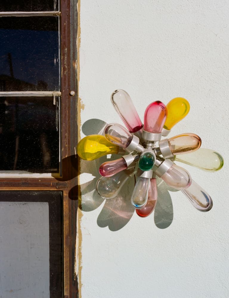 Vibrant Glass Sconce by Bethany Young — canvas wall art