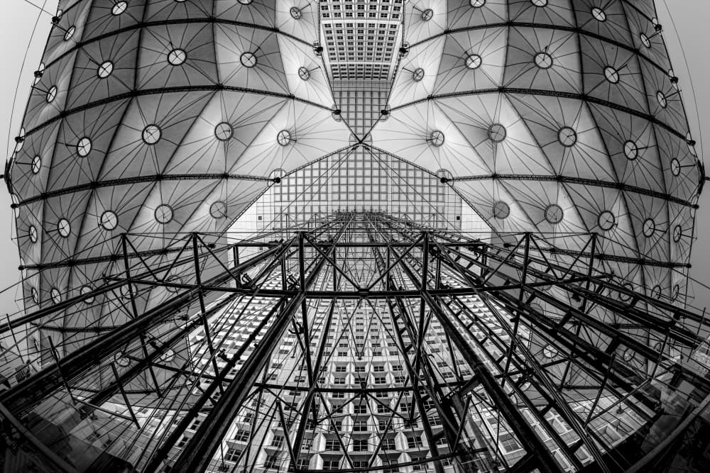 Modern Architectural Geometry by Michael Eßig — canvas wall art