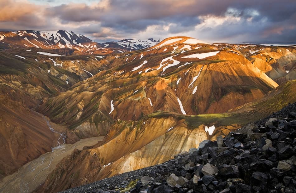 Vibrant Mountain Valley by Karsten Wrobel — canvas wall art