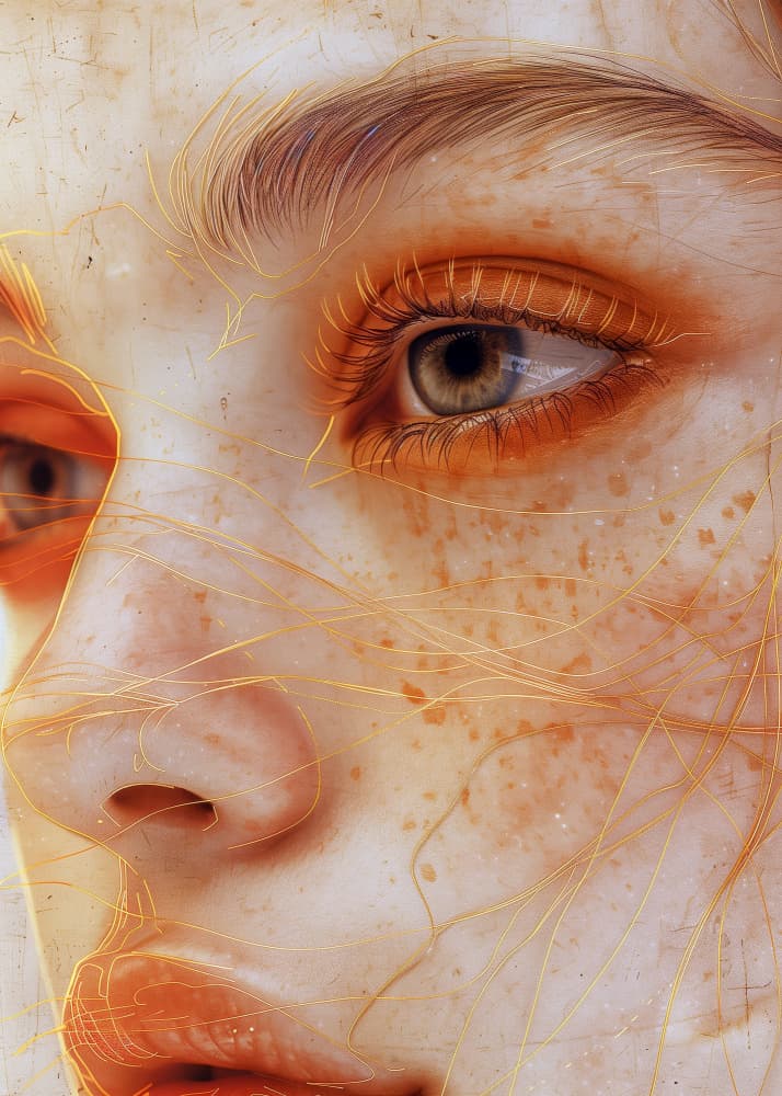Extraordinary femininity woven with threads of gold 5 by Justyna Jaszke — canvas wall art