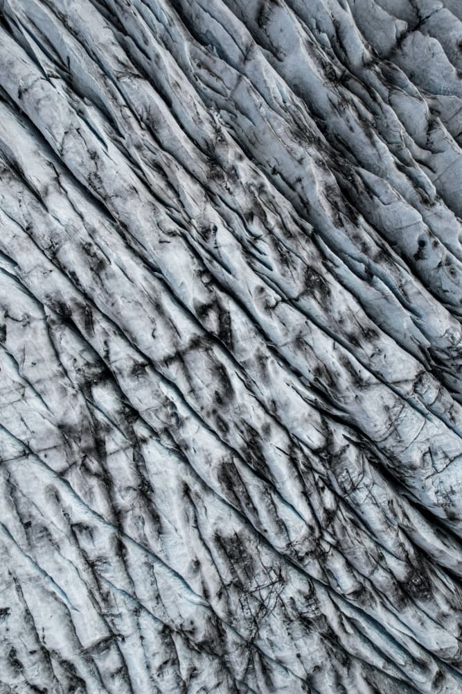 Glacial Ice Patterns by Martin Blahák — canvas wall art