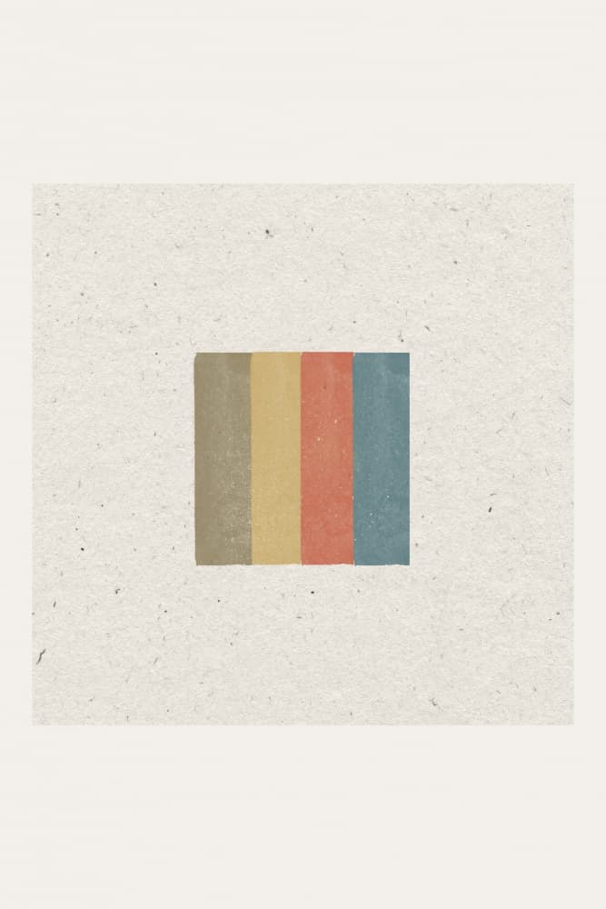 Color Harmony Quartet by THE MIUUS STUDIO — canvas wall art