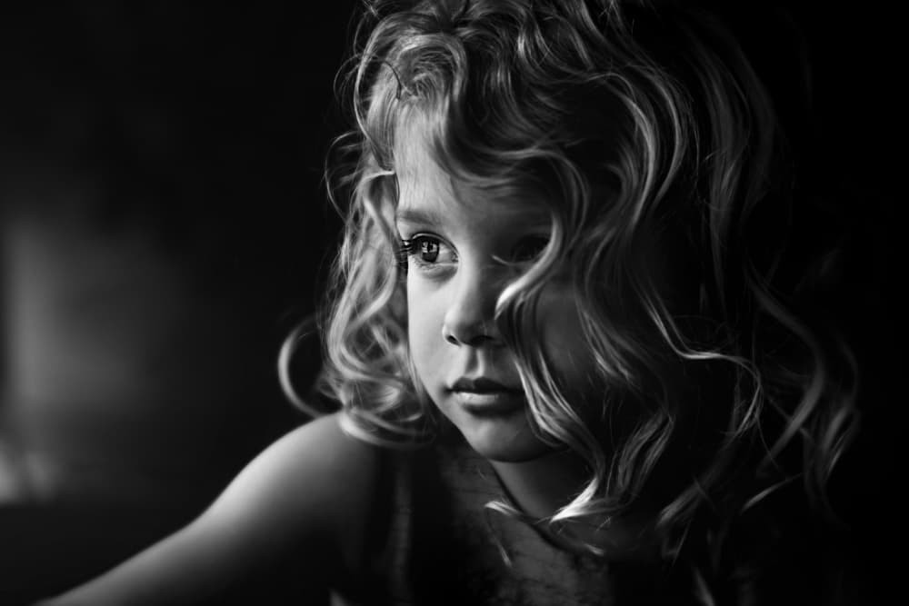 Thoughtful Young Girl by Kapuschinsky — canvas wall art