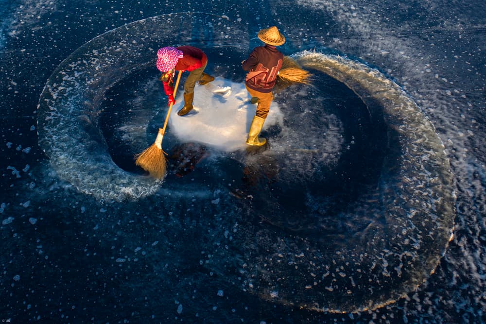 Traditional Water Harvest by UU — canvas wall art