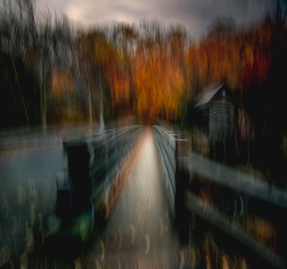 Dreamy Autumn Path by Larry Deng APA — canvas wall art