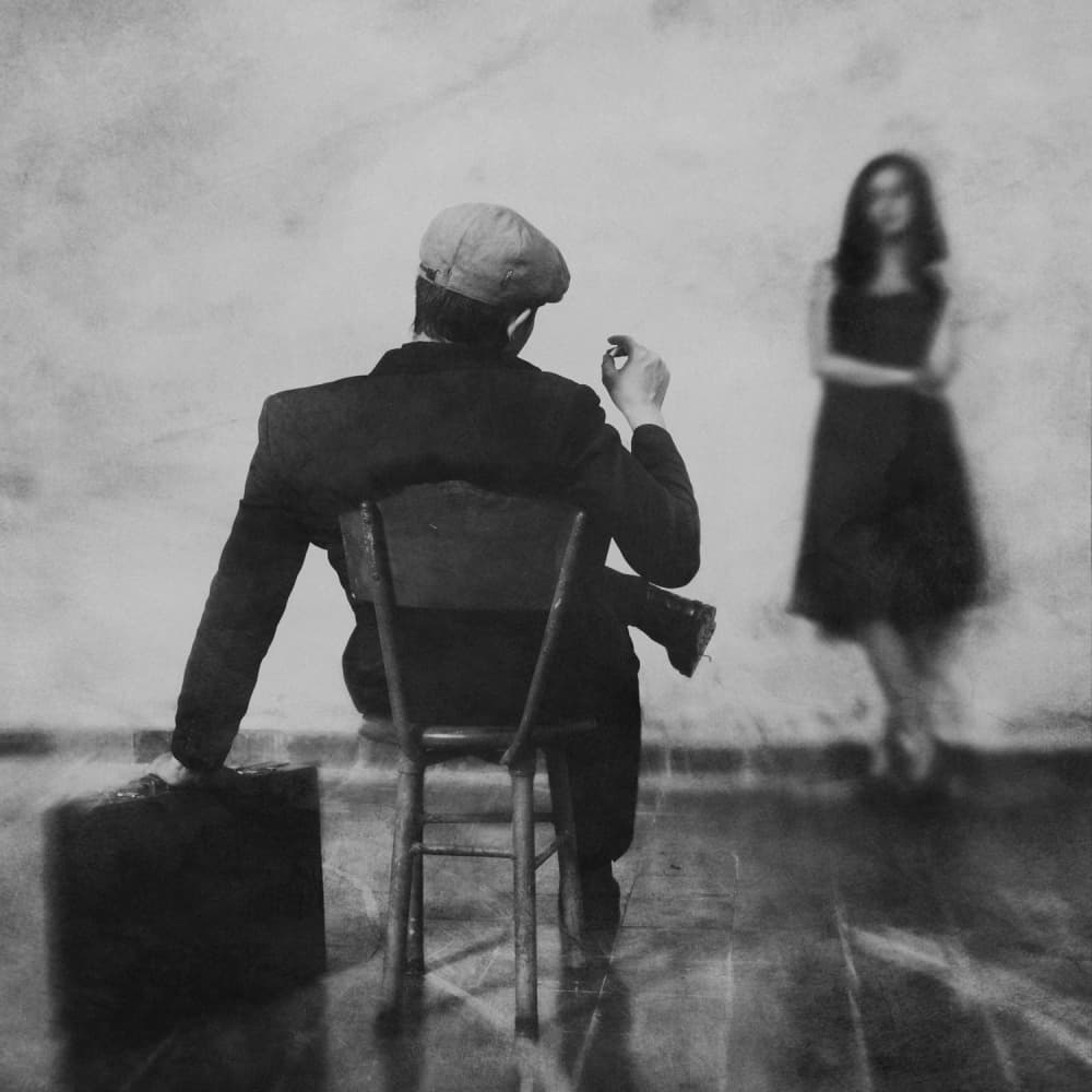Man Woman Farewell by Jay Satriani — canvas wall art