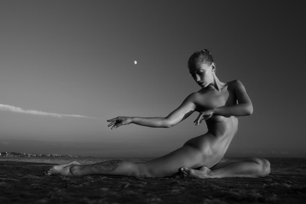 Elegant Nude Moonlight by Rostovskiy Anton — canvas wall art