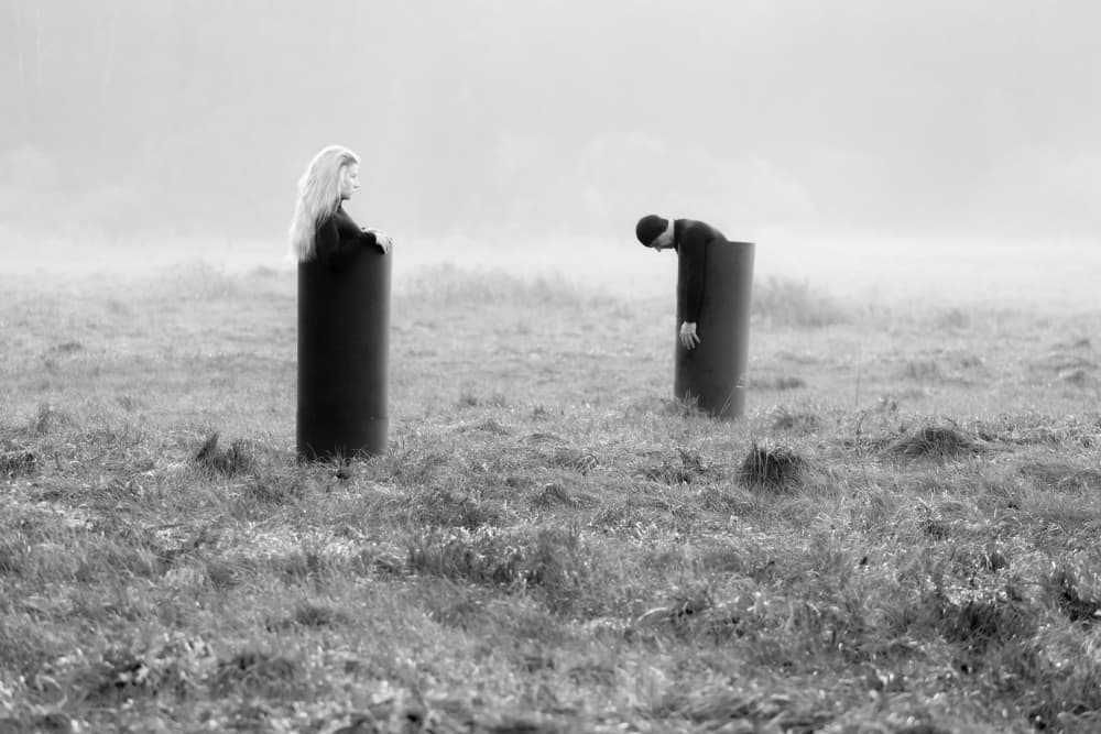 Misty Field Isolation by Leszek Paradowski — canvas wall art