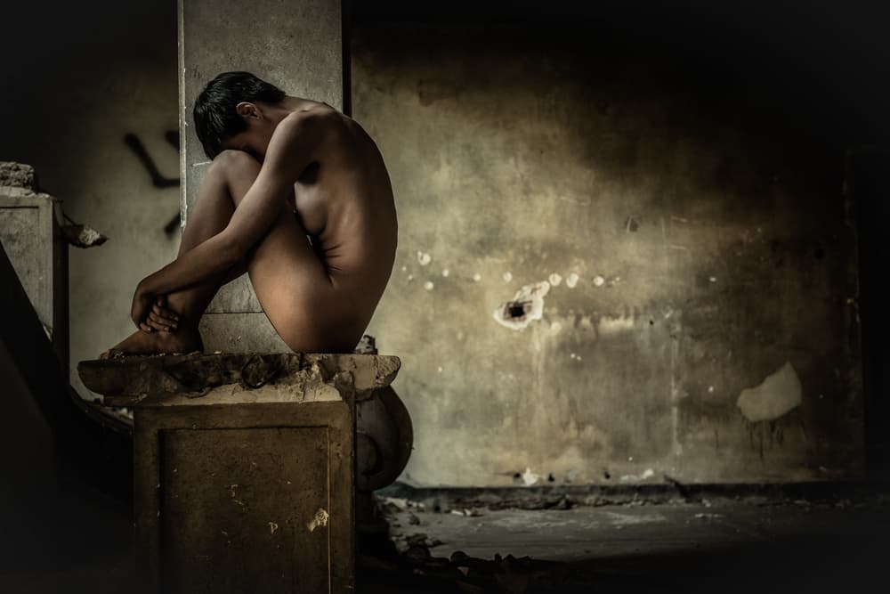Shadowed Solitude by Thanakorn Chai Telan — canvas wall art