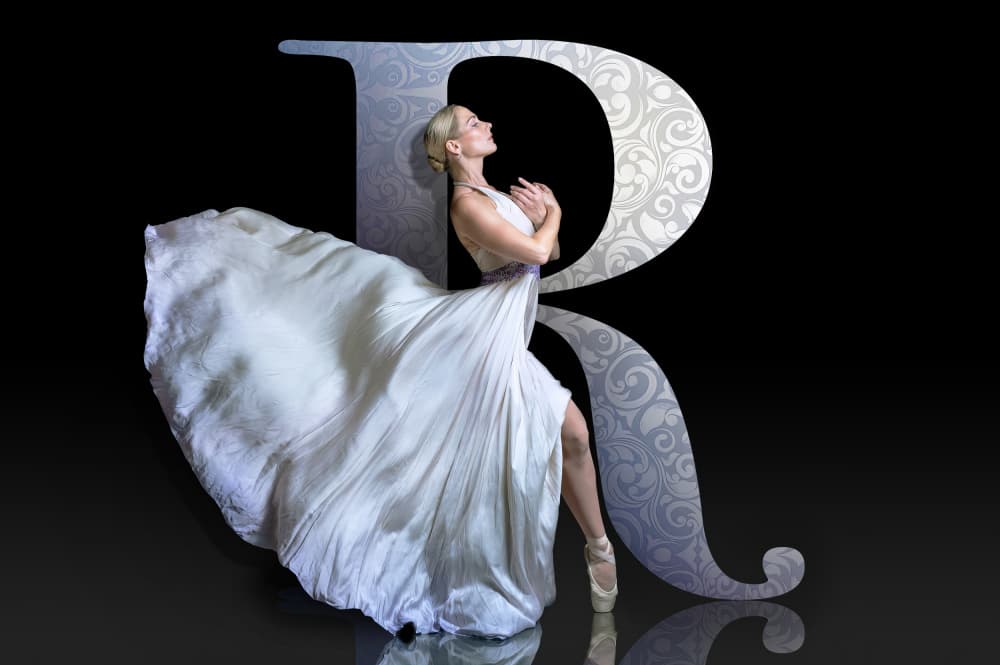 Elegant R Ballet by Marcel Egger — canvas wall art