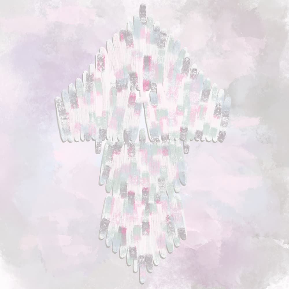 Upward Pastel Abstract by Aliya Putrus — canvas wall art
