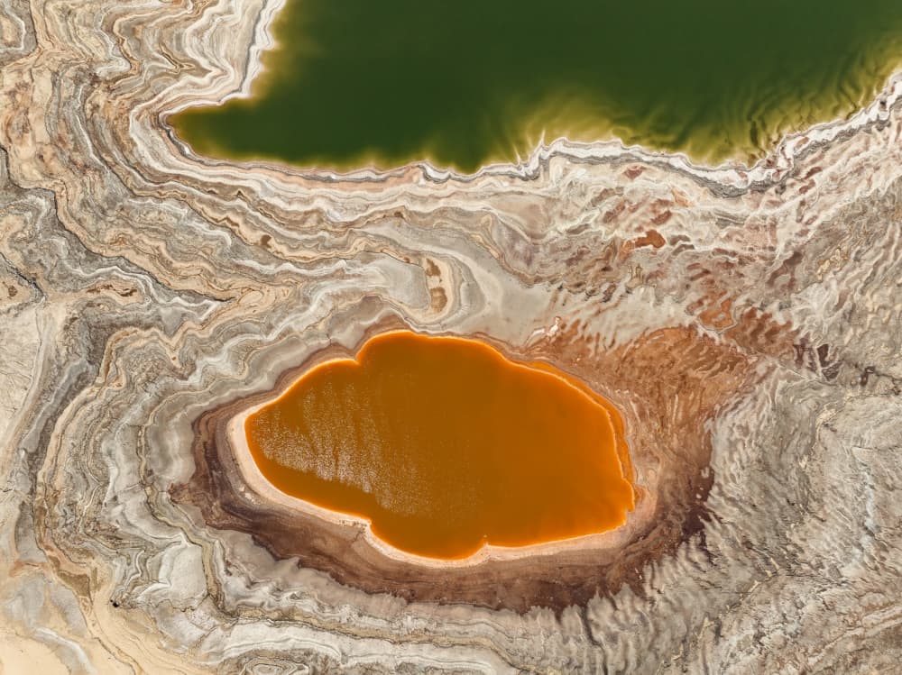 Vibrant Earth Layers by Ido Meirovich — canvas wall art