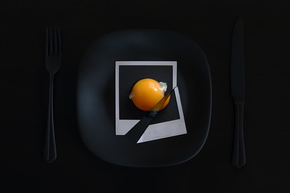 Conceptual Egg Frame by Victoria Glinka — canvas wall art