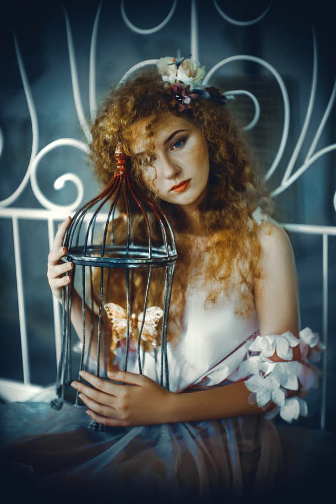 Ethereal Woman Butterfly by Ruslan Bolgov — canvas wall art